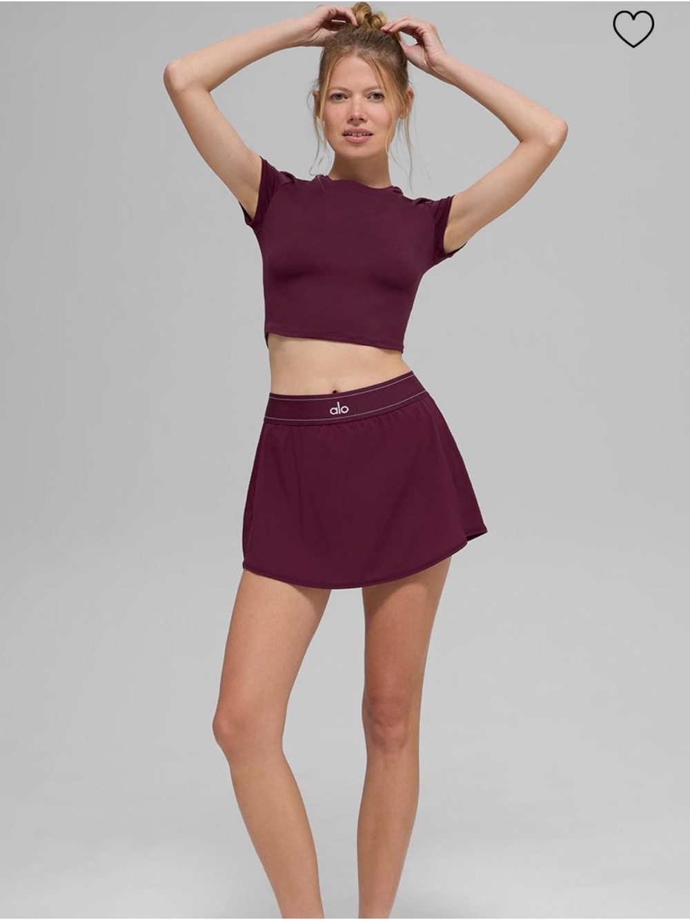 ALO Yoga Women's Plum Circle Skirt